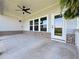 Covered porch with brick trim and view at 5515 Allegre Pl, Cumming, GA 30028