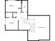 Detailed floor plan showcasing the layout of the upper level bedrooms and loft space at 207 Cole Ct, Canton, GA 30114