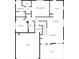 Detailed floor plan showcasing the layout of the primary bedroom, kitchen, and living spaces at 207 Cole Ct, Canton, GA 30114