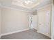 Bedroom with white trim, neutral paint, a ceiling fan and carpet at 2277 Peachtree Ne Rd # 310, Atlanta, GA 30309