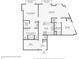 Detailed floor plan showing layout of the home, including kitchen, bathrooms, bedrooms, and living room at 2277 Peachtree Ne Rd # 310, Atlanta, GA 30309