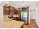 Modern kitchen featuring granite countertops, stainless steel appliances, and plenty of cabinet storage at 2277 Peachtree Ne Rd # 310, Atlanta, GA 30309
