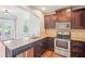 Kitchen with stainless steel appliances, granite countertops and a breakfast bar at 2277 Peachtree Ne Rd # 310, Atlanta, GA 30309