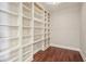 Office space featuring built-in bookshelves and hardwood floors at 2277 Peachtree Ne Rd # 310, Atlanta, GA 30309