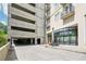 View of the parking garage entrance providing easy access for residents at 2277 Peachtree Ne Rd # 310, Atlanta, GA 30309