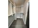 Walk in closet with convenient shelving at 13015 Fox Rd, Alpharetta, GA 30005