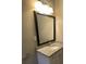 Bathroom vanity with granite countertop, sink, and mirror at 13015 Fox Rd, Alpharetta, GA 30005