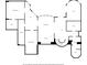Detailed basement floor plan showing layouts for theatre, sitting, and exercise rooms plus a wet bar at 1660 Norris Landing Dr, Snellville, GA 30039