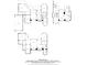 Detailed floor plans for all three levels of the house in one image at 1660 Norris Landing Dr, Snellville, GA 30039