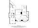Detailed floor plan with bedroom and bathrooms layouts for level two of the house at 1660 Norris Landing Dr, Snellville, GA 30039