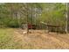 View of the backyard and shed at 5026 Daniel Mill Rd, Winston, GA 30187