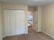 Bedroom featuring a large closet and neutral walls and carpet at 1241 Baldridge Dr, Lawrenceville, GA 30044