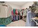 Spacious walk-in closet with ample shelving and racks for organized storage solutions at 160 Avery Landing Way, Canton, GA 30115