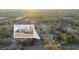 Stunning aerial view of neighborhood featuring the single-story home with manicured front lawn at 500 Katherines Cv, Mcdonough, GA 30253