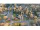 Picturesque aerial shot of a suburban community with manicured lawns and mature trees at 500 Katherines Cv, Mcdonough, GA 30253