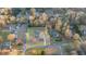 Aerial view highlighting property lot lines in a desirable neighborhood at 500 Katherines Cv, Mcdonough, GA 30253