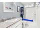 Bright bathroom with a vanity and shower-tub combination at 500 Katherines Cv, Mcdonough, GA 30253