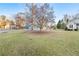 Landscaped front yard with mature trees and well-maintained lawn at 500 Katherines Cv, Mcdonough, GA 30253