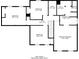 Second floor plan with dimensions and layout of bedrooms and bathrooms at 6205 Leverett Dr, Lithonia, GA 30038