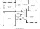 A detailed floor plan of the lower level, noting room dimensions and layout at 6205 Leverett Dr, Lithonia, GA 30038