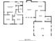 Detailed floor plan showcasing the layout of the house, including the living room, kitchen, bedrooms, and bathrooms at 1665 Dunbarton Dr, Lithonia, GA 30058
