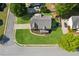 Aerial view of the home showcasing its well-maintained landscaping and neighborhood at 1005 Anise Ct, Dacula, GA 30019