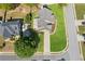Expansive yard with well-manicured lawn, mature trees, and extended driveway at 1005 Anise Ct, Dacula, GA 30019