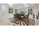 Basement recreational area with game table, kitchenette, and zebra rug at 120 Milano Sw Dr, South Fulton, GA 30331