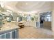 Bright bathroom featuring dual sinks, vanity, and tile flooring at 120 Milano Sw Dr, South Fulton, GA 30331