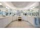 Bright bathroom featuring dual sinks, vanity, and tile flooring at 120 Milano Sw Dr, South Fulton, GA 30331