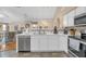 Modern kitchen showcasing stainless steel appliances at 402 Silver Summit Se Dr, Conyers, GA 30094