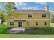 Large backyard with patio and view of rear exterior of home at 3479 Portsmouth Cir, Lithonia, GA 30038