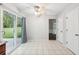 Charming breakfast nook with patio access and neutral tile flooring at 3479 Portsmouth Cir, Lithonia, GA 30038