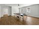 The recreation room features a ping pong table and natural light for leisure activities at 4862 Tarry Post Ln, Suwanee, GA 30024