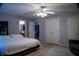 Inviting bedroom with connecting bathroom, closet, and neutral colors at 4799 Winterview Ln, Douglasville, GA 30135