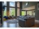 Bright, open living space with soaring windows and hardwood floors at 4799 Winterview Ln, Douglasville, GA 30135