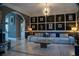 Inviting living room with contemporary decor and a view of the kitchen area at 4799 Winterview Ln, Douglasville, GA 30135