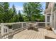 Outdoor deck area with seating and railing at 1105 Westbrooke Ne Way, Brookhaven, GA 30319