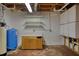 Unfinished basement with essential utilities and ample storage space, primed for renovation at 1660 Weems Rd, Locust Grove, GA 30248