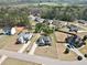 Aerial view of a home showcasing its manicured landscaping, long driveway, and prime location at 220 Alcovy Reserve Way, Covington, GA 30014