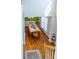 Bright dining room with hardwood floors, natural light, and seating for six at 9989 Village South Dr, Douglasville, GA 30135