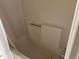 Bathtub with a mounted shower head and towel bar at 1477 Springleaf Se Cir, Smyrna, GA 30080