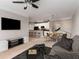 An open-concept living space with a kitchen, dining area, living room and lots of lighting at 400 17Th Nw St # 2125, Atlanta, GA 30363