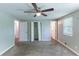 Bedroom with ceiling fan and closet at 4170 N Quail N Dr, Douglasville, GA 30135