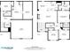 Detailed floor plan showcasing the layout of both floors, highlighting room dimensions and overall square footage at 1303 Flat Shoals Rd, Atlanta, GA 30349