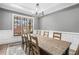 Dining room features natural light and a large table for entertaining at 3039 Malbec Vly, Acworth, GA 30101