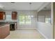 Kitchen dining area features a chandelier and natural light at 5011 Wewatta Sw St, Atlanta, GA 30331