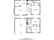 Detailed floor plan showcasing the layout of the two-story home, including room dimensions and spatial relationships at 3568 Oakshire Se Way, Atlanta, GA 30354