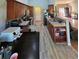 Modern kitchen features granite countertops, stainless steel appliances, and ample cabinet storage at 1235 Jasmine Green Ct, Dacula, GA 30019