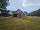 Spacious backyard featuring well-maintained lawn, providing a serene outdoor space at 1750 Stone Meadow Rd, Lithonia, GA 30058